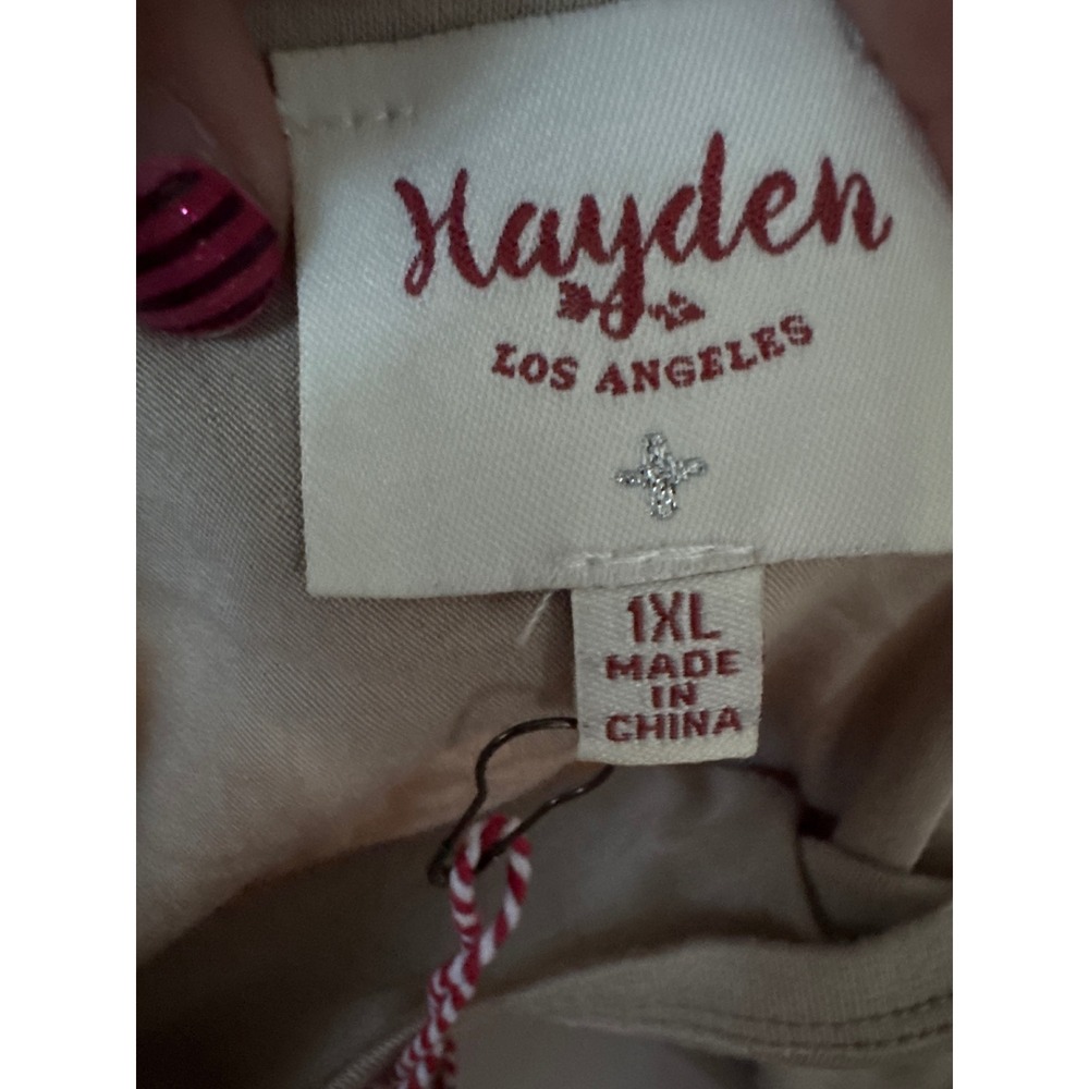 Hayden Los Angeles Fringe Back Womens Flowy Western Bohemian 1XL - Picture 7 of 7